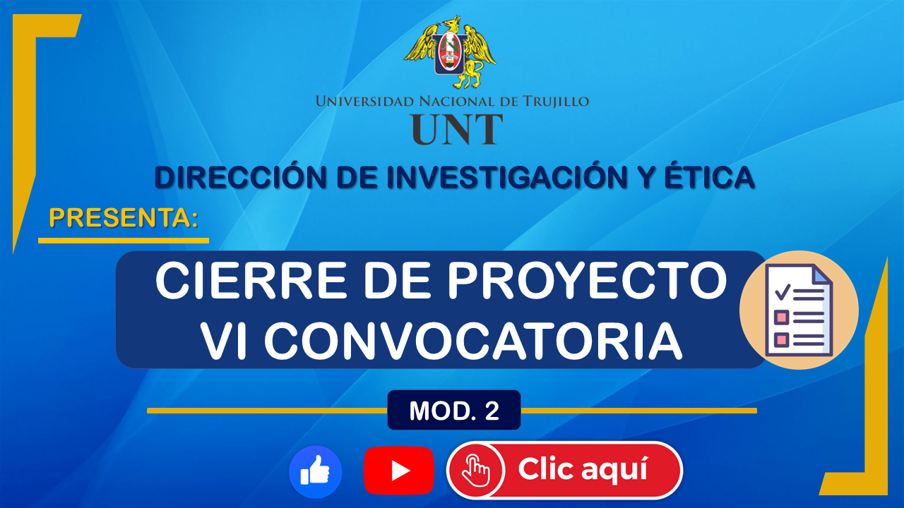 Cierre VI Convocatoria MOD 2